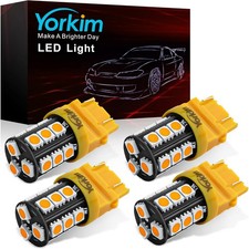 3157 LED Light Bulbs Amber Super Bright, 3056 3156 3156A 3057 4057 3157 4157 T25