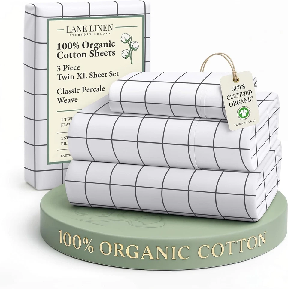 Eco-Friendly Twin XL Bed Sheets - Variety of Prints - Image 3 of 4