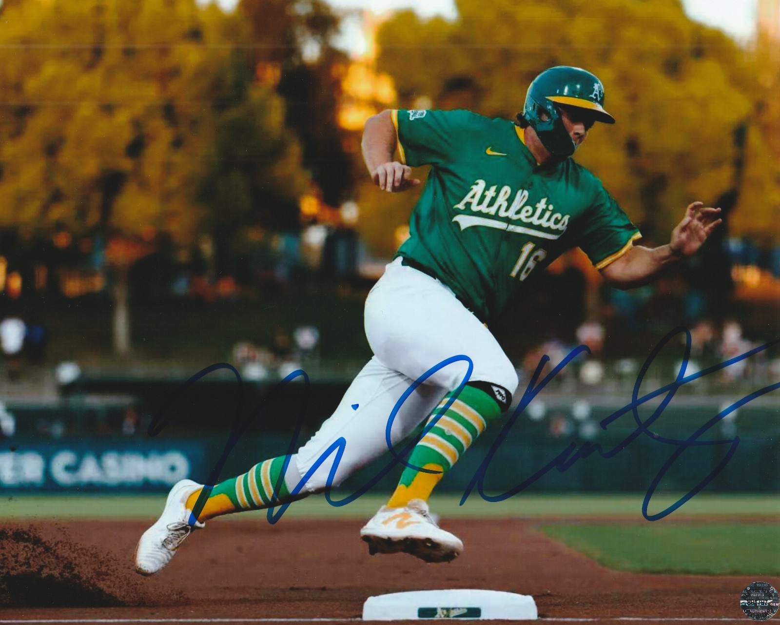 Nick Kurtz Signed Autographed Oakland Athletics 8x10 Photo/COA/Matching Hologram