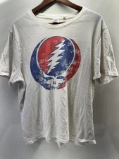 Grateful Dead XL Shirt Steal Your Face Logo  Cotton Blend Adult Junkfood