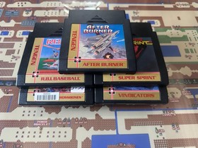 NES Nintendo LOT of 5 Tengen Games After Burner RBI Skull Crossbones Vindicators