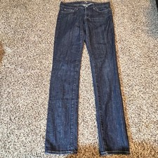 7 For All Mankind Roxanne Slim Straight Jean Dark Wash Indigo Size 29