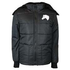 Kinder Winter Reitjacke Mia schwarz warm gef&uuml;ttert MS-Trachten B-Ware