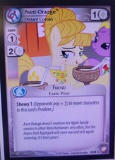 My Little Pony Equestrian Odyssey Aunt Orange Distant Cousin 64 - C - x3 MLP CCG