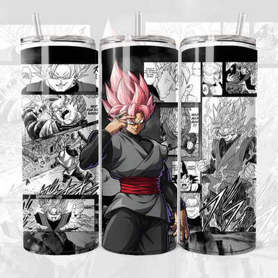 Dragon Ball Z Rose 20oz Handmade Sublimation Tumbler