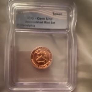 ICG Gem Unc Token Uncirculated Philadelphia Mint Set (Slabbed)