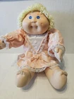 Vintage 1978 1982 Cabbage Patch Kids Doll Blonde Braided Hair Blue Eyes Clean