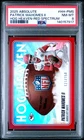 2025 PANINI ABSOLUTE HOG HEAVEN RED SPECTRUM PATRICK MAHOMES II 123/150 PSA 8