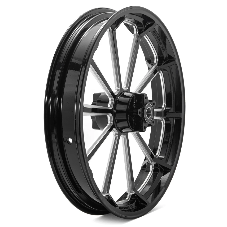 21x3.5 Front Wheel Rim Dual Disc Hub for Harley Touring Road Glide Ultra FLTRU - Imagem 2 de 4