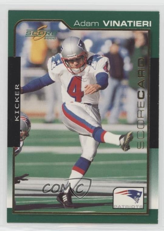 2000 Score Scorecard 192/2000 Adam Vinatieri #119 HOF 03xg