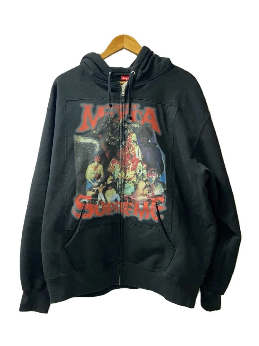 Sweat à capuche zippé Supreme noir L occasion
