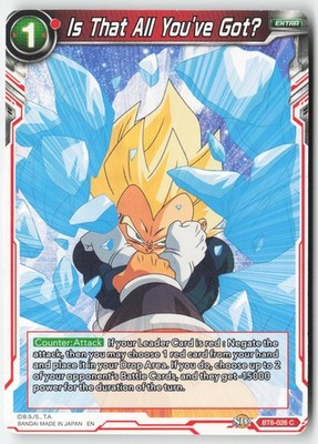 DBS - Is That All You've Got? BT6-026 Common - Normal NM - Destroyer Kings