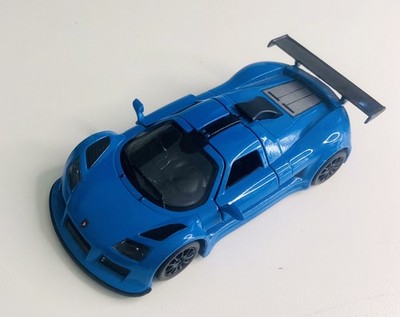 Gumpert Apollo Sport Gull-Wing Blue Race Car by Kinsmart 1:35 Scale Pull-Back 5''