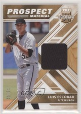 2018 Panini Elite Extra Edition Prospect Materials Gold 98/99 Luis Escobar a2v
