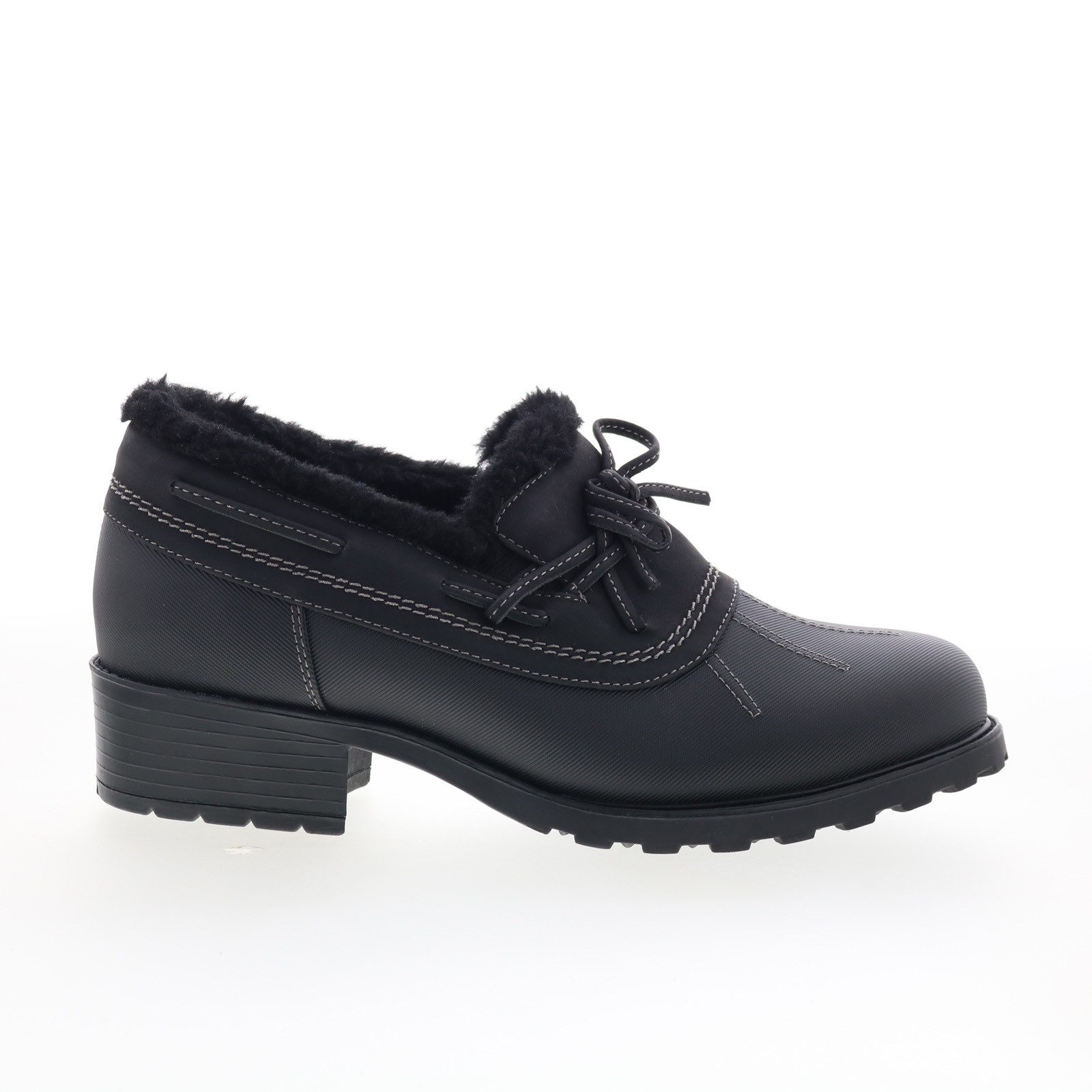 Trotters Belle T1966-013 Womens Black Synthetic Lace Up Ankle & Booties Boots 8