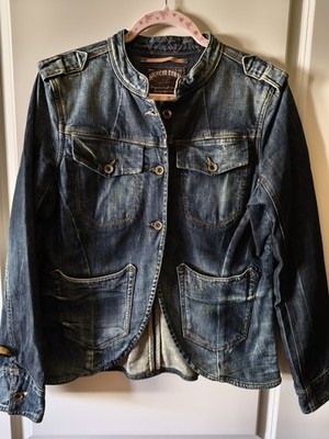 Hilfiger Denim Damen  Jeans Jacke, XL,Top