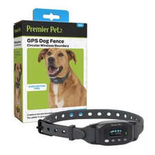 Premier Pet GPS Dog Fence Collar - Circular Wireless Boundary - Portable Wireles