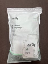 Motif Medical Breastmilk Storage Bags 100 Count Sealed BPA Free Leakproof