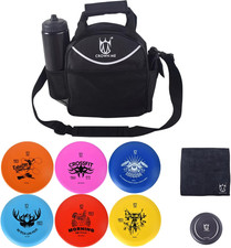 Disc Golf Set Drivers Mid Range Putters Bag Outdoor Recreation Gear XL