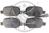Optimal BP-12637 BremsklöTze, BremsbeläGe Hinten FüR Alfa Romeo Mito (955_)