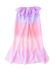 Sarah's Silks Reversible Silk Cape for Kids, 100% Real Silk, 32" Long, Soft C...