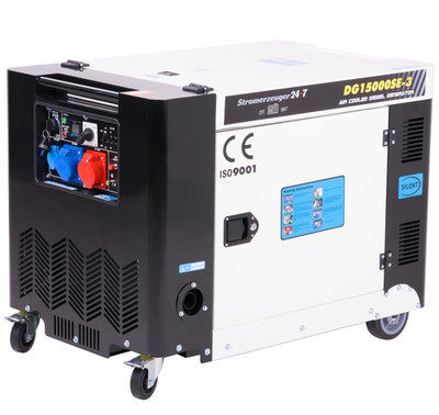 Notstromaggregat 15kVA Stromaggregat Generator 230/400Volt Silent Diesel  02849
