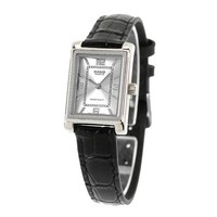 Casio Classic LTP-1234LL-7ADF Square Analog Silver Dial Black Leather R80111214