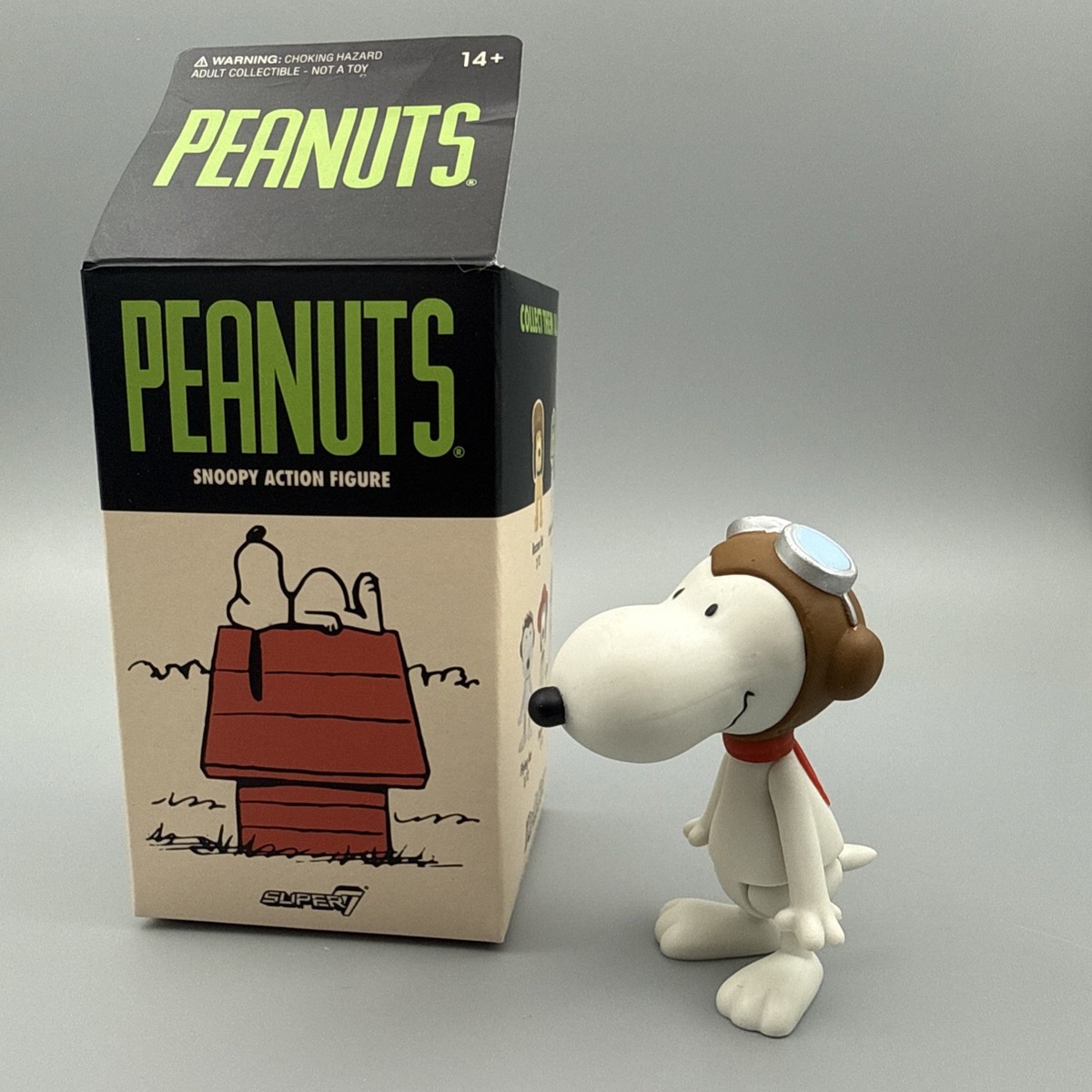 Super7 Peanuts Snoopy Mystery Blind Box Wave 2 Flying Ace ReAction