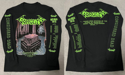 Gorguts Considered Dead North American Tour Long Sleeve S to 5XL 2F1642