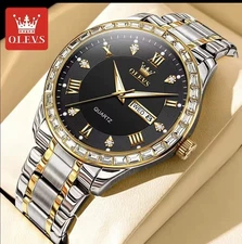 OLEVS Automatic Mechanical Business Wristwatch Stainless Steel, Waterproof