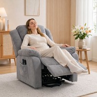Homcom Relaxsessel, Fernsehsessel Mit Aufstehhilfe, Heiz- Und Massagefunktion
