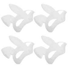  Masques de lapin, 4 pièces, masques de déguisement, masques de Cosplay DIY,