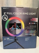 Vivitar 8" Full Color Ring Light New in Box