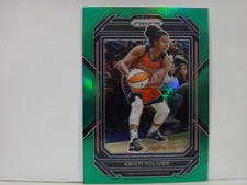 2023 Panini Prizm Basketball WNBA Kristi Toliver Green Prizm Card #44 Mystics