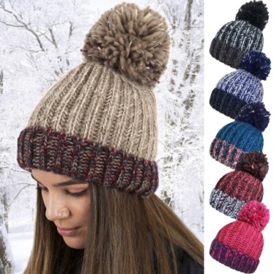 NEW LADIES WOMENS CHUNKY CABLE KNIT THICK WINTER