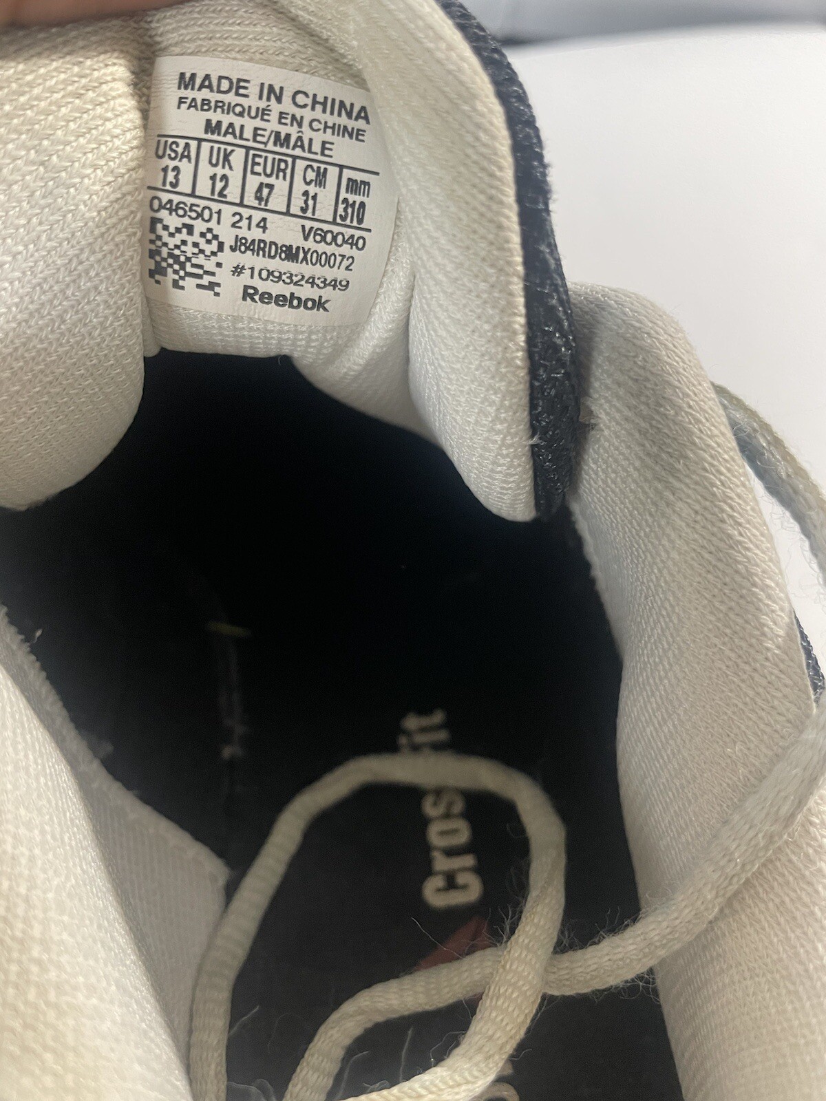 Reebok Men’s Blue Leather CrossFit  U- Form weight Lifting Shoes Sz 13 Reebok C thumbnail 6