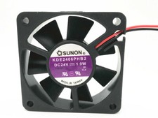 1PC Original SUNON 6015 KDE2406PHB2 24V 1.9W 6CM high-end inverter cooling fan