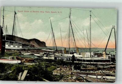 39761064 - Albany Hafen Smith´s Ship Yard Nyack Rockland County New York 1910