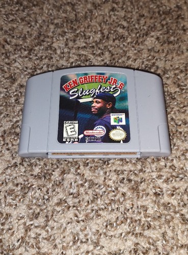 Ken Griffey Jr.'s Slugfest Cart Only (Nintendo 64, 1999) Authentic Tested Workin
