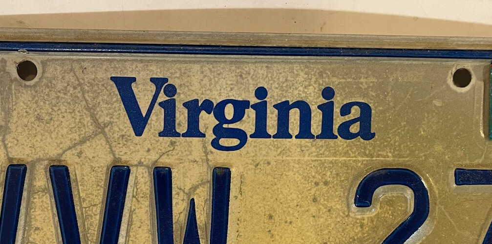 victon サイン Vanity VVW 27 VAN VW 2027 license plate Vincent Valery Vaughn