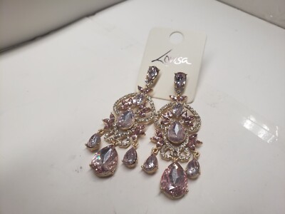 Lovisa Gold And Rose Gold Plated Over Brass Blush Diamante