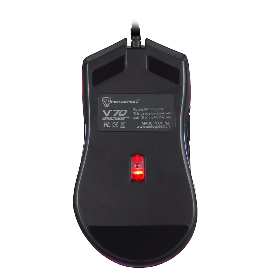 Motospeed V70 Wired Optical Gaming Mouse 12000 dpi + RGB Backlit LED | US Seller - Image 4 of 4