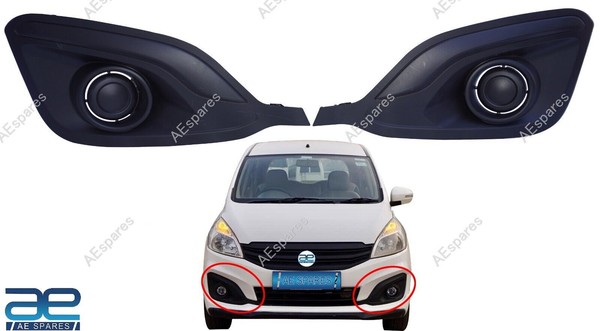 Front Nebelscheinwerfer Rahmen Set Schwarz FüR Suzuki Ertiga 2015-2018 S2U-image