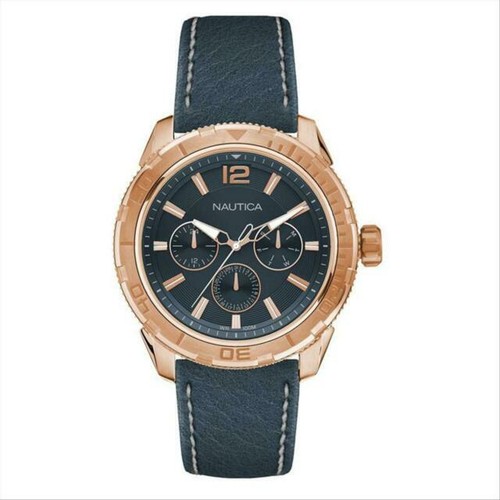 Orologio Da Polso Steampunk Con Bussola E Meridiana - In Ottone E Pelle, Stile Nautico - Foto 3