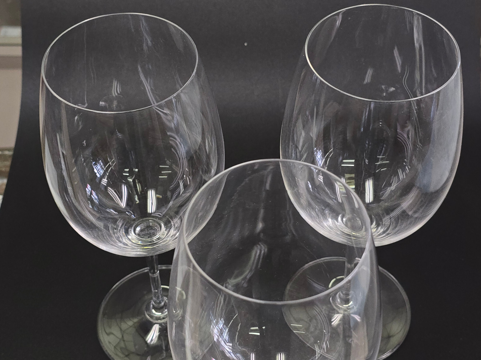 SET of 3 RIEDEL VERITAS ZINFANDEL GOBLET WINE GLASS ~9" OWNED BY LEE SCHRAGER