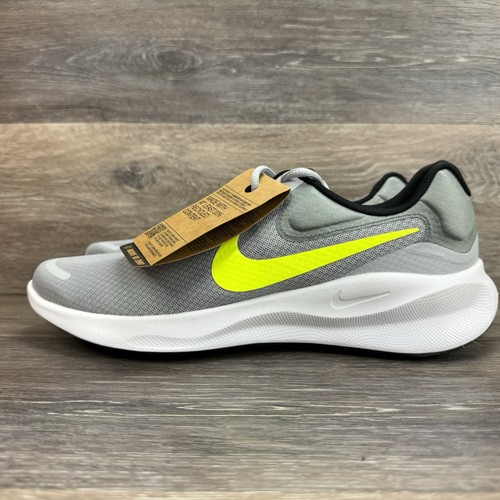 Nike Revolution 7 Wolf Grey Volt Buty do biegania Sneakersy Męskie Rozmiar 12 FB2207 002 - Zdjęcie 6 z 16