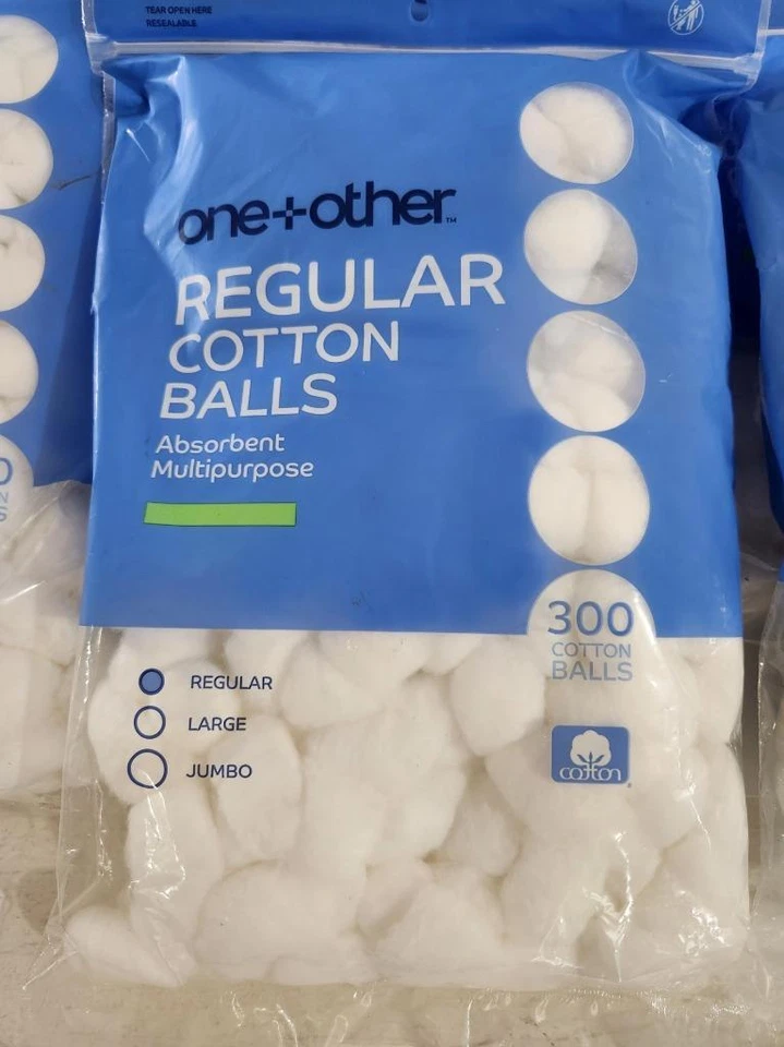 Lote de 2700 bolas de algodón maquillaje cosmético, spas, medianas, no estériles 100 % algodón Foto 2 de 4