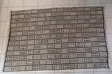 Flafani Tuch Senufo Baumwolle naturfarben FW32 Cloth Tissu 185x120cm ca. 1990
