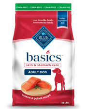 Blue Buffalo Basics Grain-Free Dry Dog Food, Adult, Limited Ingredient Diet 22lb
