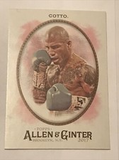 2017 Topps Allen & Ginter's Miguel Cotto #284 Card Boxer Boxing